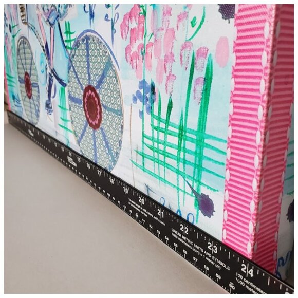 Liesle Long Colleen Karis Designs Whimsical Bicycle 2-PC Canvas Print Wall Art - Picture 5 of 13